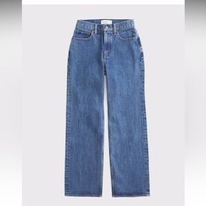 Abercrombie & Fitch 90s Relaxed Curve Love Jeans Medium Marble XL worn once